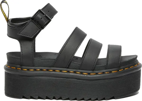 Dr. Martens Dr. Martens Blaire Quad Hydro Leather Platform Sandals W Žene - Cipele Dr. Martens - Crna - DM27296001-6.5 - Size: 6.5
