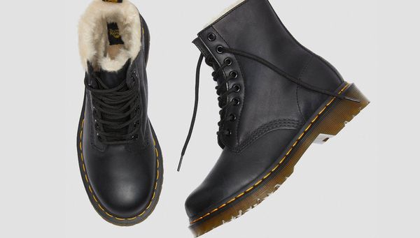 Dr. Martens Dr. Martens 1460 Serena Faux Fur Lined Ankle Boots