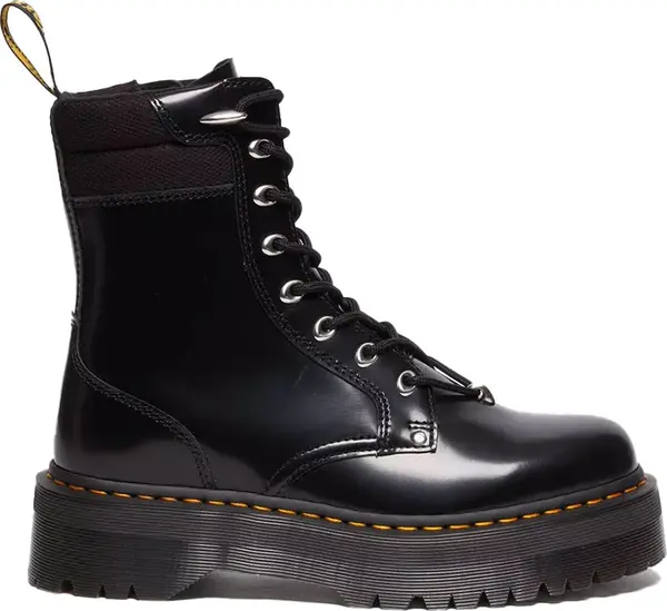 Dr. Martens Dr. Martens Jadon II Boot Hardware Buttero Leather Platforms Unisex - Cipele Dr. Martens - Crna - DM30932001-3 - Size: 3