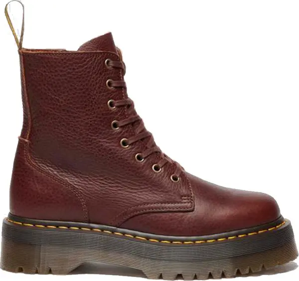 Dr. Martens Dr. Martens Jadon Leather Platform Boots Žene - Cipele Dr. Martens - Smeđa - DM41324200-4 - Size: 4