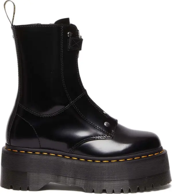Dr. Martens Dr. Martens Jetta Hi Max Buttero Leather Platform Boots Žene - Cipele Dr. Martens - Crna - DM30976001-8 - Size: 8