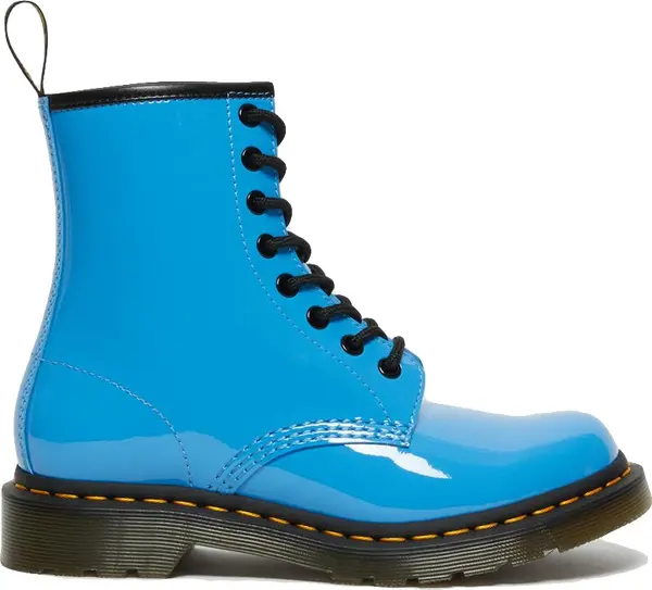 Dr. Martens Dr. Martens Vegan 1460 Patent Leather Boots Žene - Cipele Dr. Martens - Plava - DM26895416-3 - Size: 3