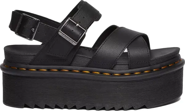 Dr. Martens Dr. Martens Voss II Athena Leather Strap Platform Sandals Žene - Sandale Dr. Martens - Crna - DM30717001-6.5 - Size: 6.5