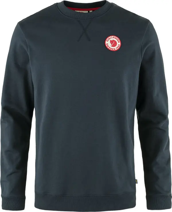 Fjällräven Fjällräven 1960 Logo Badge Sweater M Muškarci - Dukserice i džemperi s kapulja Fjällräven - Plava - F87163-555-S - Size: S