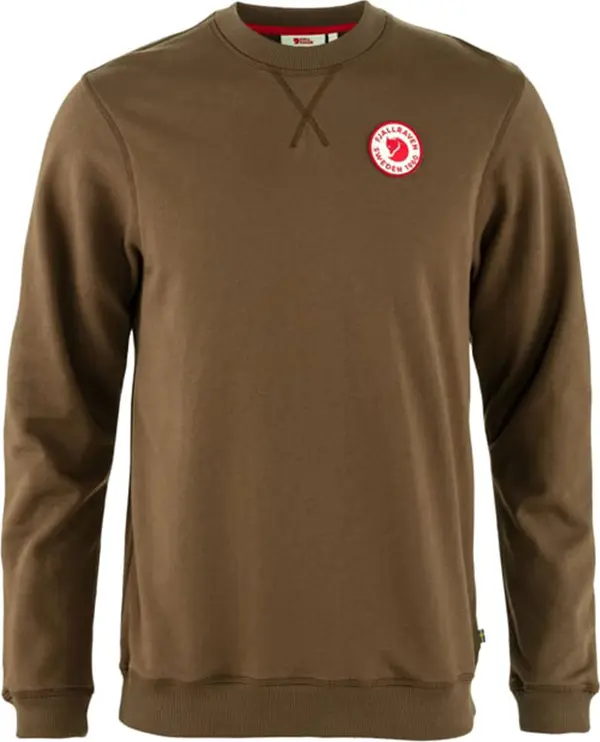 Fjällräven Fjällräven 1960 Logo Badge Sweater M Muškarci - Dukserice i džemperi s kapulja Fjällräven - Smeđa - F87163-299-S - Size: S