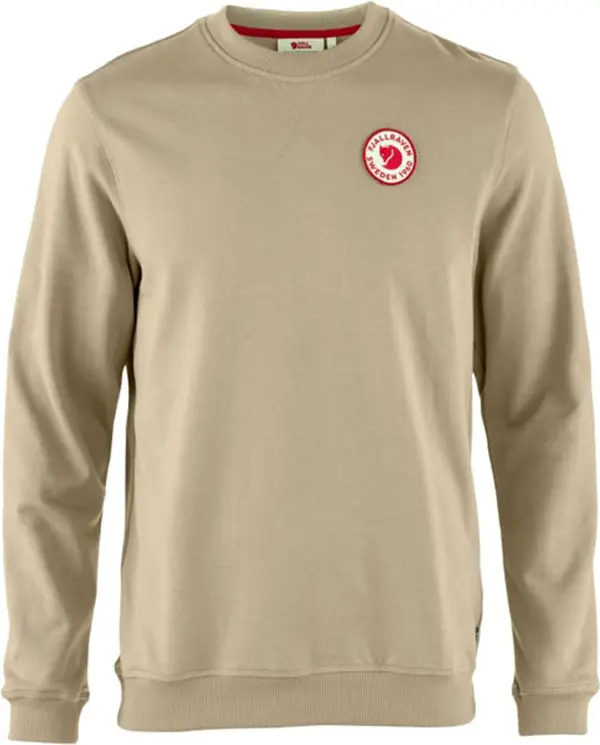 Fjällräven Fjällräven 1960 Logo Badge Sweater M Muškarci - Dukserice i džemperi s kapulja Fjällräven - Svijetlo smeđa - F87163-118-S - Size: S