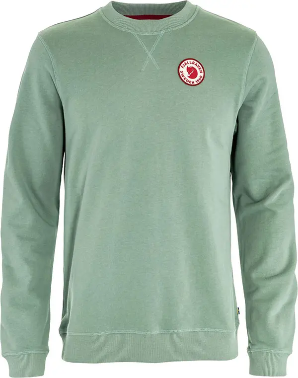 Fjällräven Fjällräven 1960 Logo Badge Sweater M Muškarci - Dukserice i džemperi s kapulja Fjällräven - Zelena - F87163-674-S - Size: S