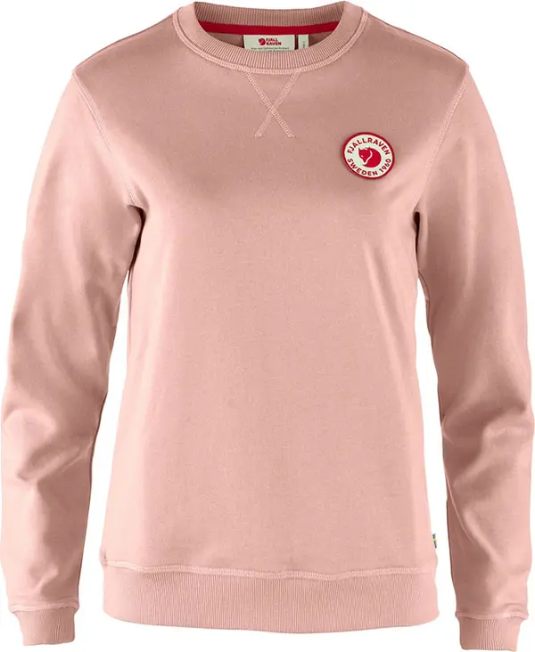 Fjällräven Fjällräven 1960 Logo Badge Sweater W Žene - Dukserice i džemperi s kapulja Fjällräven - Roza - F87230-302-XS - Size: XS