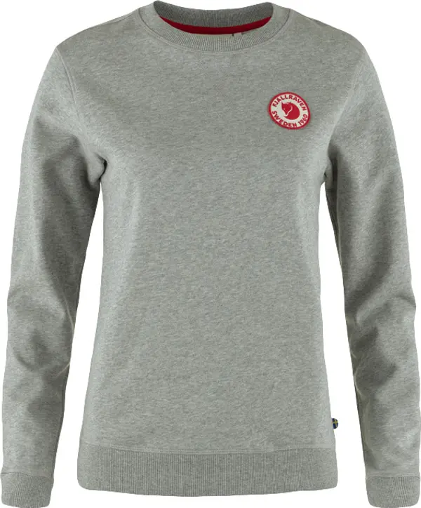 Fjällräven Fjällräven 1960 Logo Badge Sweater W Žene - Dukserice i džemperi s kapulja Fjällräven - Siva - F87230-020-999-XS - Size: XS