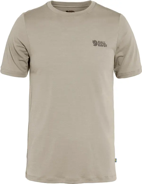Fjällräven Fjällräven Abisko Wool Logo SS M Muškarci - Majice Fjällräven - Smeđa - F86977-114-S - Size: S