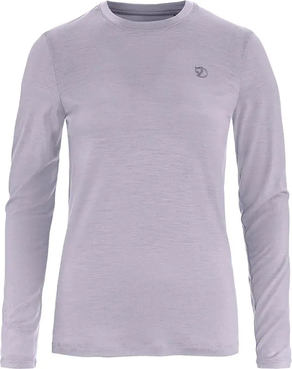 Fjällräven Fjällräven Abisko Wool LS W Žene - Majice Fjällräven - Ljubičasta - F84102-452-XS - Size: XS