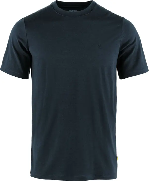 Fjällräven Fjällräven Abisko Wool SS M Muškarci - Majice Fjällräven - Crna - F87193-555-S - Size: S