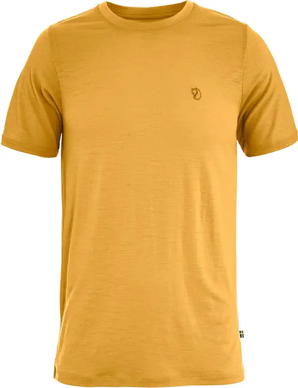 Fjällräven Fjällräven Abisko Wool SS M Muškarci - Majice Fjällräven - Žuta - F87193-160-S - Size: S