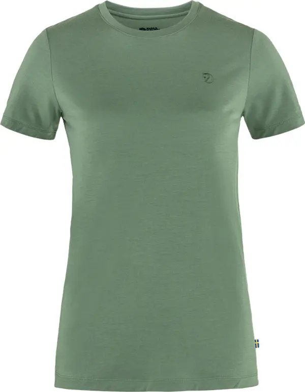 Fjällräven Fjällräven Abisko Wool SS W Žene - Majice Fjällräven - Zelena - F84101-614-XS - Size: XS