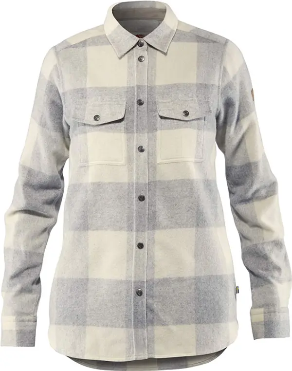 Fjällräven Fjällräven Canada Shirt LS W Fog-Chalk White Žene - košulja Fjällräven - Siva - F90835-021-113-M - Size: M
