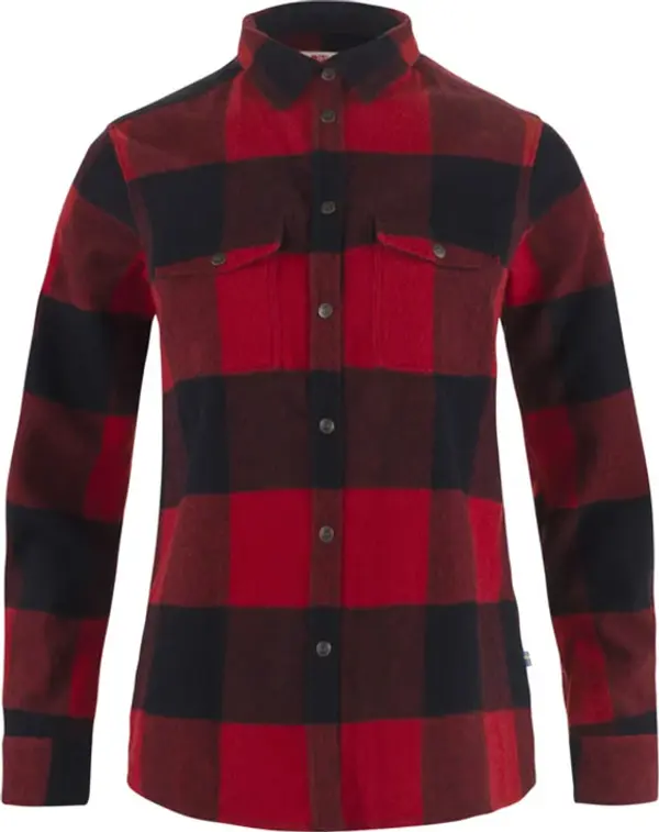 Fjällräven Fjällräven Canada Shirt W Red Žene - košulja Fjällräven - Crvena - F90835-320-M - Size: M