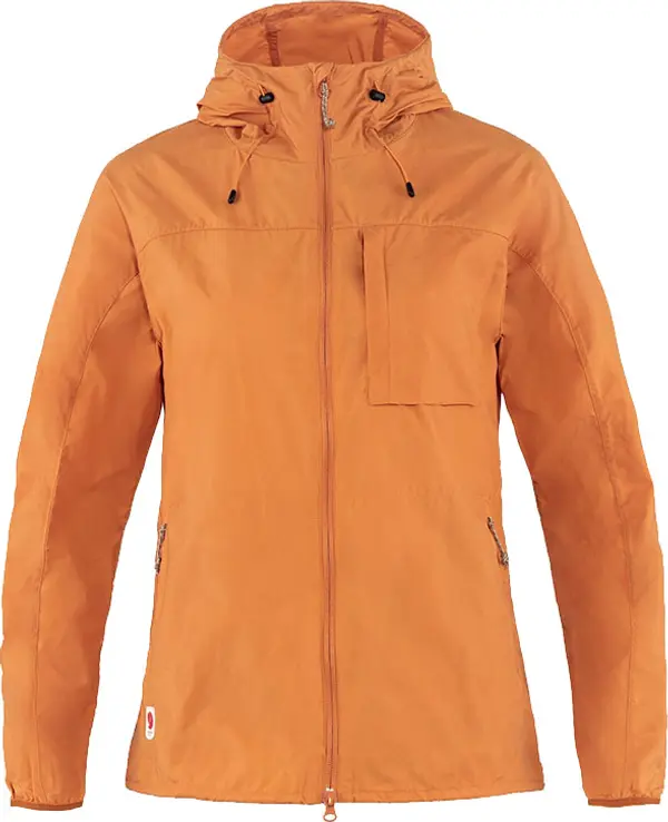 Fjällräven Fjällräven High Coast Wind Jacket W Žene - Jakne Fjällräven - Narančasta - F83516-206-XL - Size: XL