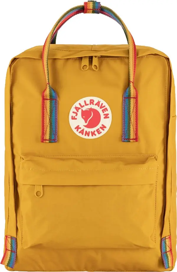 Fjällräven Fjällräven Kånken Rainbow Ochre-Rainbow Pattern Unisex - Ruksaci i torbe Fjällräven - Žuta - F23620-160-907-One-size - Size: One size
