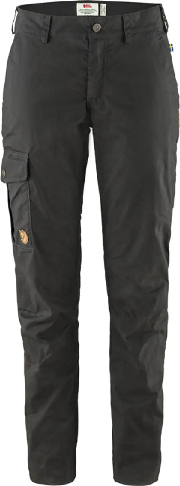 Fjällräven Fjällräven Karla Lite Trousers W Dark Grey Žene - Hlače Fjällräven - Plava - F87022-030-36 - Size: 36