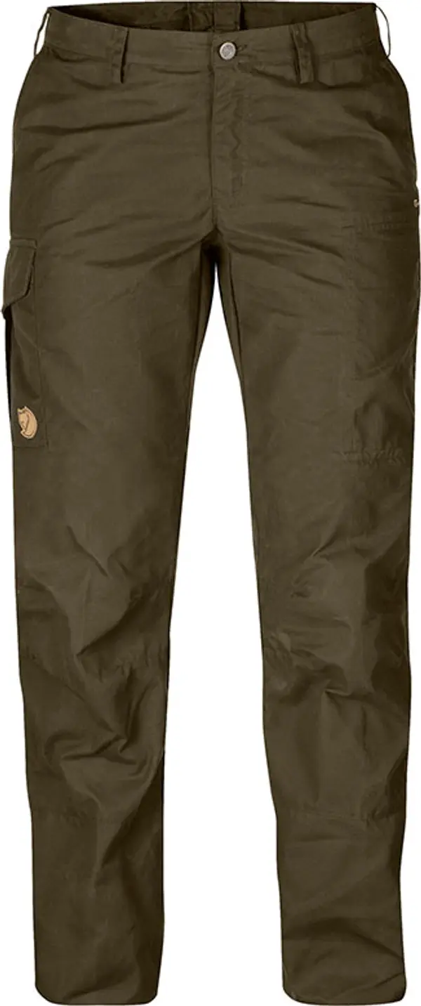 Fjällräven Fjällräven Karla Pro Trousers W Dark Olive Žene - Hlače Fjällräven - Smeđa - F89726-663-36 - Size: 36