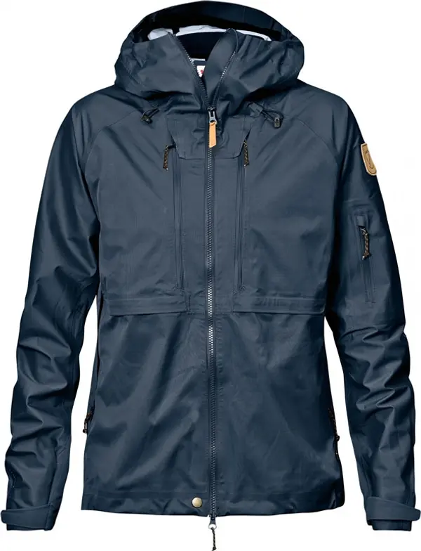 Fjällräven Fjällräven Keb Eco-Shell Jacket Dark Navy Women Žene - Jakne Fjällräven - Plava - F89600-555-S - Size: S