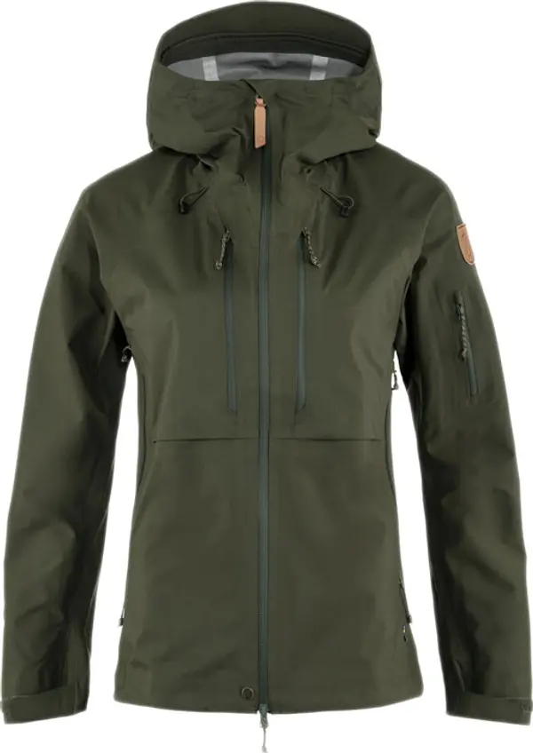 Fjällräven Fjällräven Keb Eco-Shell Jacket W Žene - Jakne Fjällräven - Zelena - F89600-662-S - Size: S