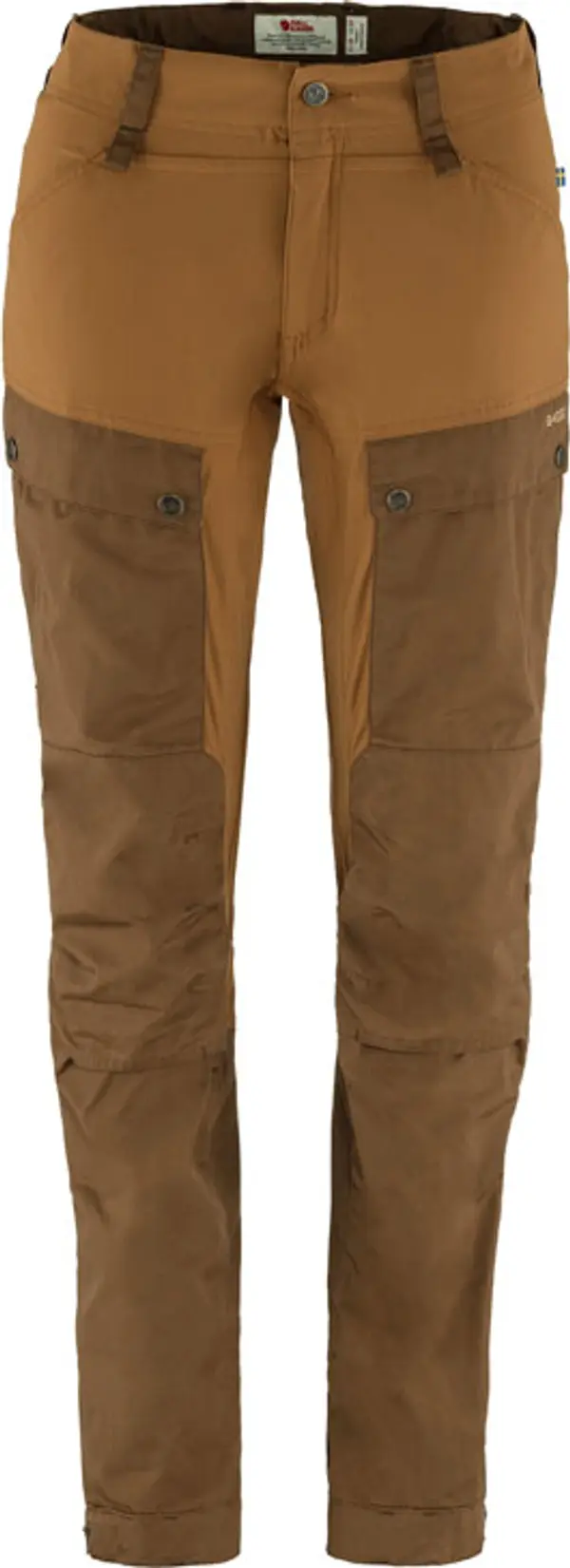 Fjällräven Fjällräven Keb Trousers Curved W Reg Timber Brown Žene - Hlače Fjällräven - Plava - F89852-248-230-42 - Size: 42