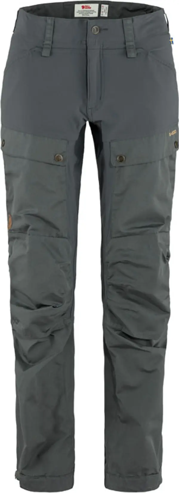 Fjällräven Fjällräven Keb Trousers Curved W Short Žene - Hlače Fjällräven - Plava - F89852S-050-36 - Size: 36