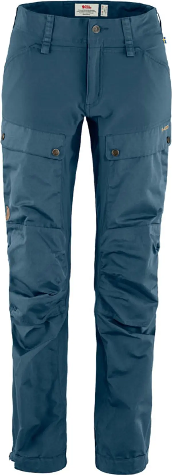 Fjällräven Fjällräven Keb Trousers Curved W Short Žene - Hlače Fjällräven - Plava - F89852S-534-34 - Size: 34