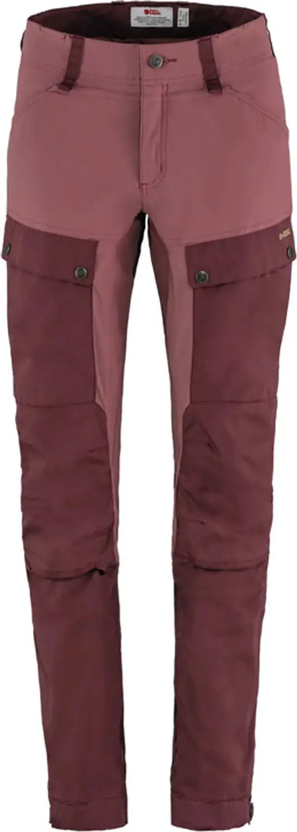 Fjällräven Fjällräven Keb Trousers W Port Mesa Žene - Hlače Fjällräven - Burgundac - F89898S-357-410-42 - Size: 42
