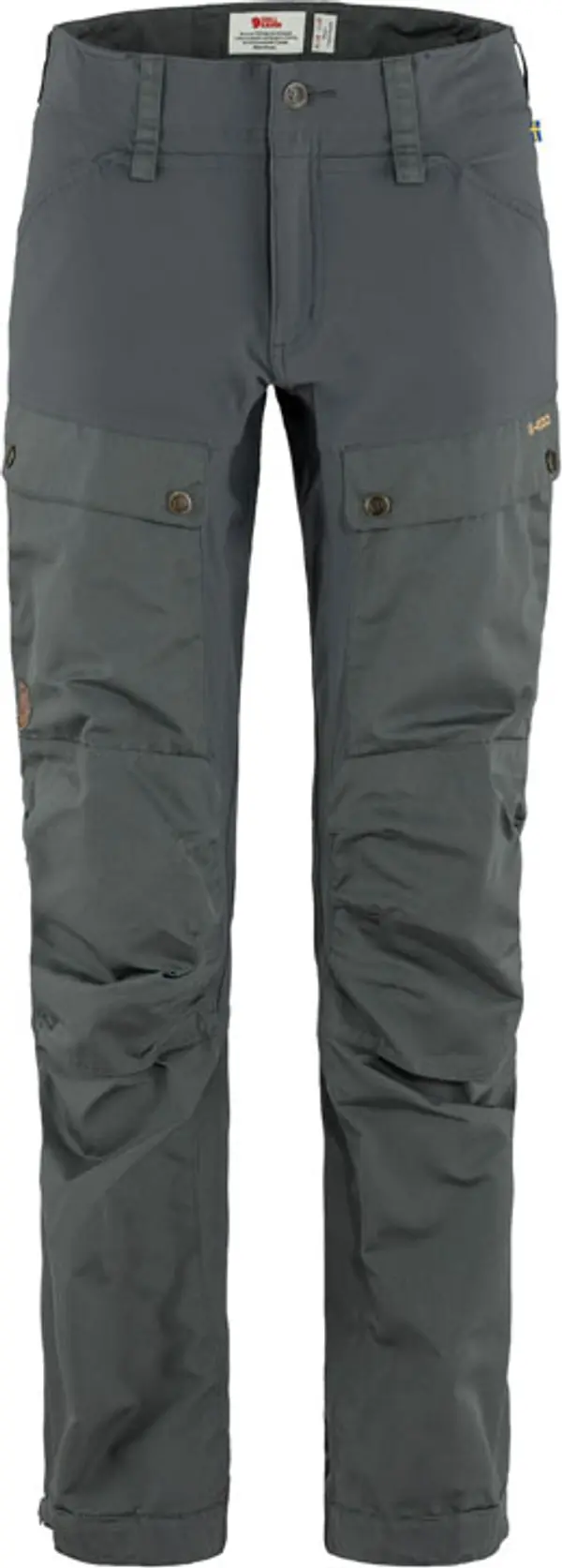 Fjällräven Fjällräven Keb Trousers W Reg Basalt Žene - Hlače Fjällräven - Siva - F89898-050-36 - Size: 36