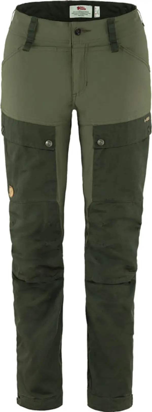 Fjällräven Fjällräven Keb Trousers W reg Deep Forrest Žene - Hlače Fjällräven - Zelena - F89898-662-625-42 - Size: 42