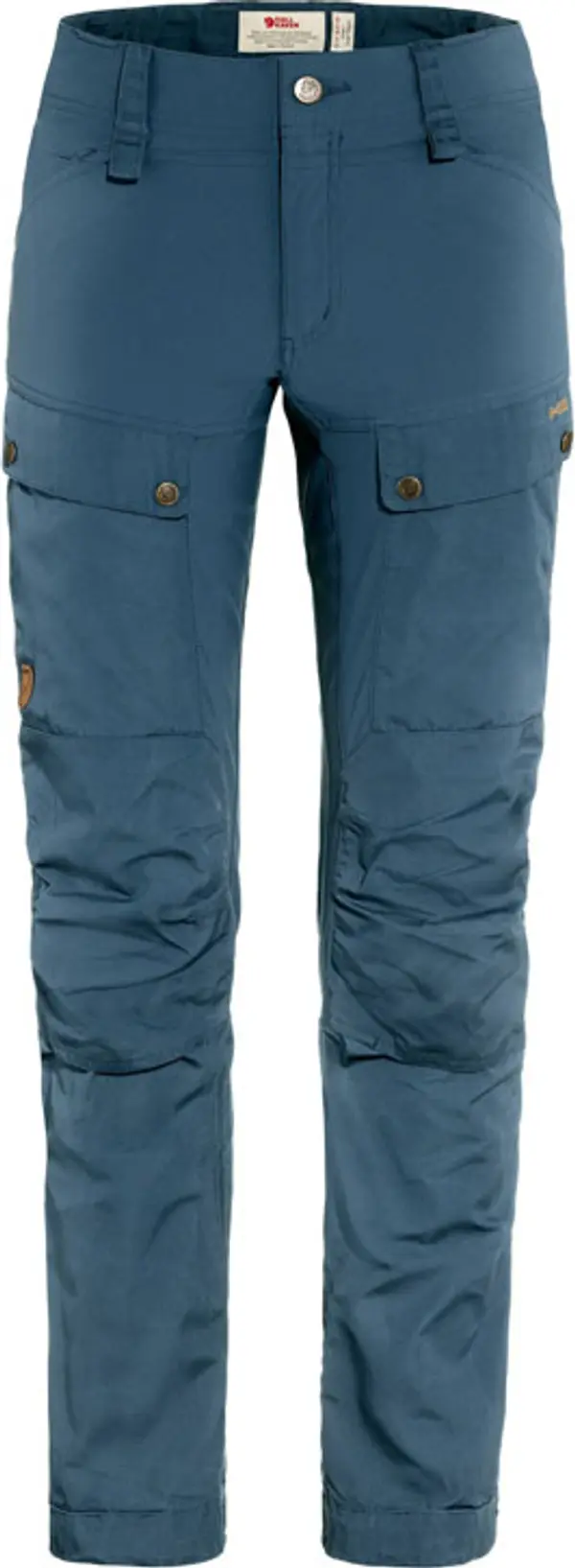 Fjällräven Fjällräven Keb Trousers W reg Indigo Blue Žene - Hlače Fjällräven - Plava - F89898-534-34 - Size: 34