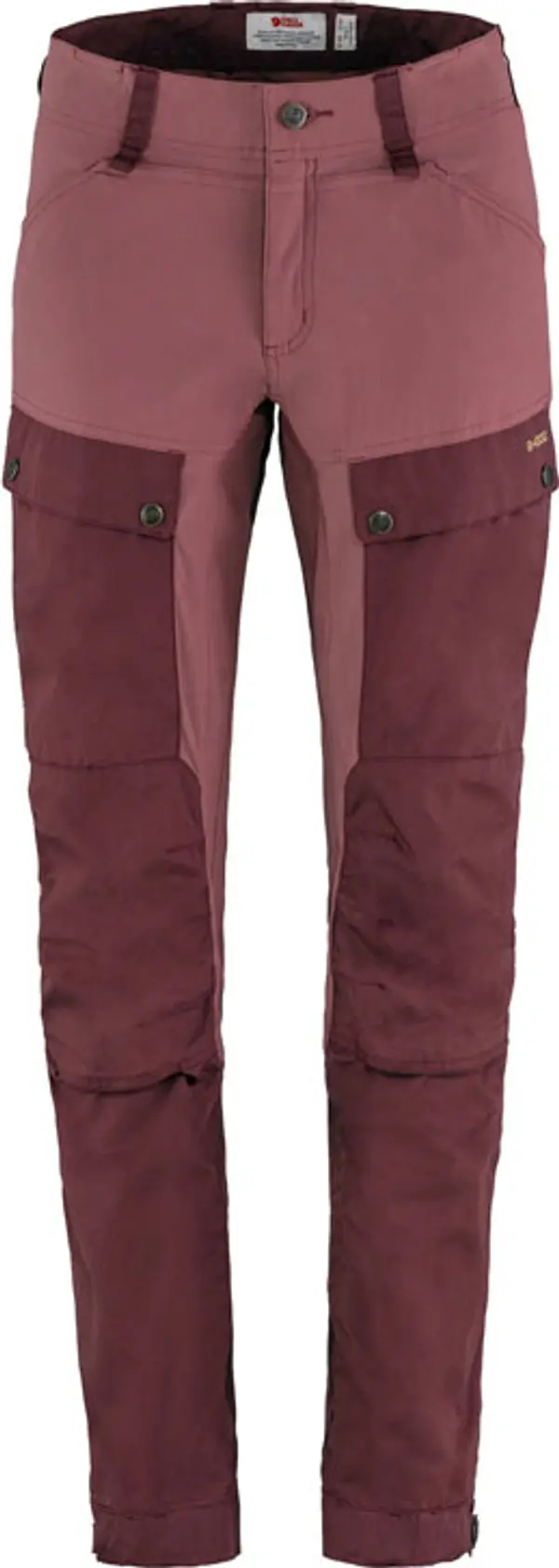 Fjällräven Fjällräven Keb Trousers W Reg Port-Mesa Purple Žene - Hlače Fjällräven - Burgundac - F89898-357-410-34 - Size: 34