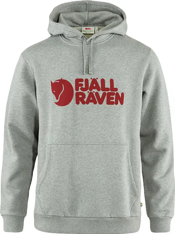 Fjällräven Fjällräven Logo Hoodie M Grey-Melange Muškarci - Dukserice i džemperi s kapulja Fjällräven - Siva - F84144-020-999-S - Size: S