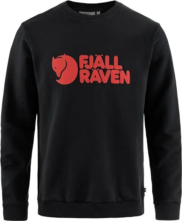 Fjällräven Fjällräven Logo Sweater M Black Muškarci - Dukserice i džemperi s kapulja Fjällräven - Crna - F84142-550-S - Size: S