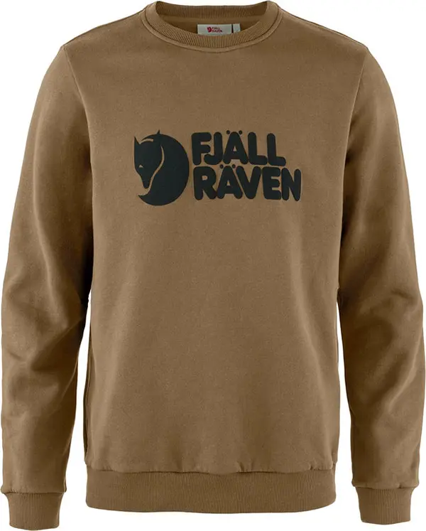 Fjällräven Fjällräven Logo Sweater M Muškarci - Dukserice i džemperi s kapulja Fjällräven - Smeđa - F84142-265-S - Size: S