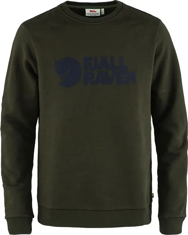 Fjällräven Fjällräven Logo Sweater M Muškarci - Dukserice i džemperi s kapulja Fjällräven - Zelena - F84142-662-S - Size: S