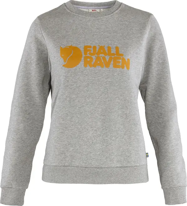 Fjällräven Fjällräven Logo Sweater W Grey Melange Žene - Dukserice i džemperi s kapulja Fjällräven - Siva - F84143-020-999-M - Size: M
