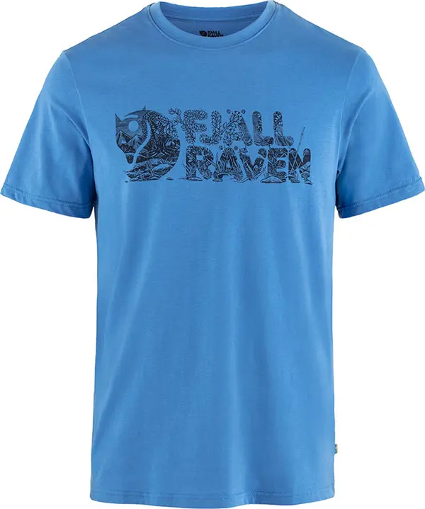 Fjällräven Fjällräven Lush Logo T-shirt M Muškarci - Majice Fjällräven - Plava - F12600219-525-S - Size: S