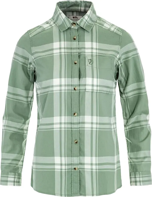 Fjällräven Fjällräven Övik Lite Flannel Shirt W Žene - košulja Fjällräven - Zelena - F14600264-674-111-XS - Size: XS