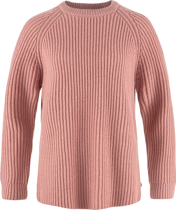 Fjällräven Fjällräven Övik Rib Sweater W Žene - Dukserice i džemperi s kapulja Fjällräven - Roza - F14600183-300-L - Size: L