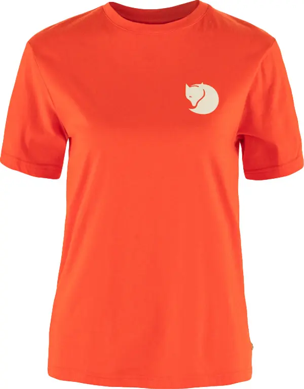 Fjällräven Fjällräven Walk With Nature T-Shirt W Žene - Majice Fjällräven - Narančasta - F14600171-214-XS - Size: XS