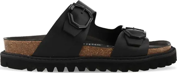 Genuins Genuins Gelan Leather Black Žene - Sandale Genuins - Crna - G106821-4.5 - Size: 4.5