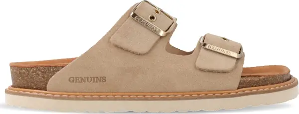 Genuins Genuins Hawaii Velour Almond Žene - Sandale Genuins - Smeđa - G105574-4.5 - Size: 4.5