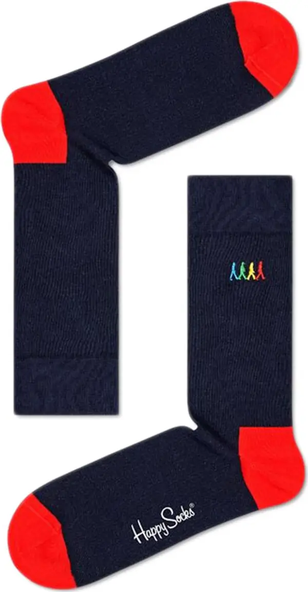 Happy Socks Happy Socks Beatles Crosswalk Sock Unisex - Nogavice Happy Socks - Plava - BEA01-6507-4-7 - Size: 4-7