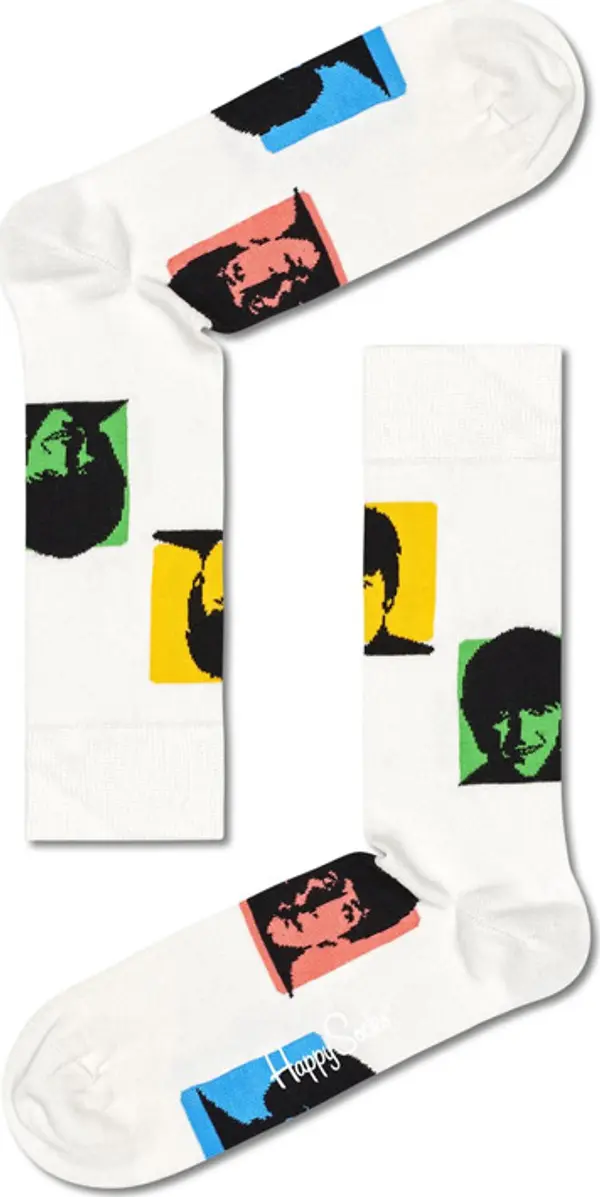 Happy Socks Happy Socks Beatles Silhouettes Unisex - Nogavice Happy Socks - Velikobojan - BEA01-1300-4-7 - Size: 4-7
