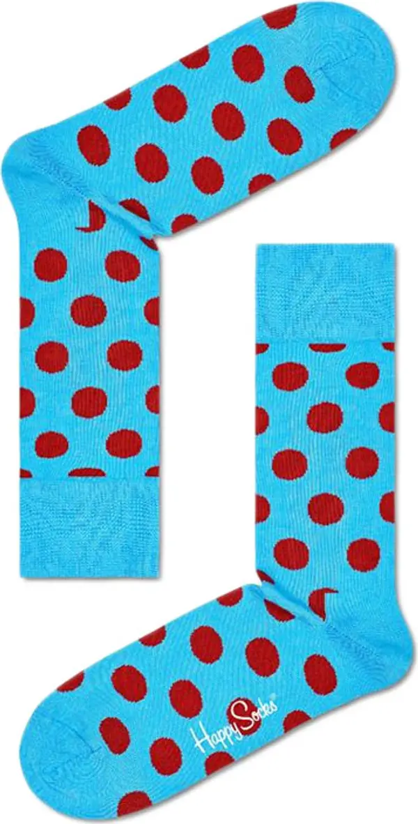Happy Socks Happy Socks Big Dot Sock Unisex - Nogavice Happy Socks - Plava - BDO01-6200-4-7 - Size: 4-7
