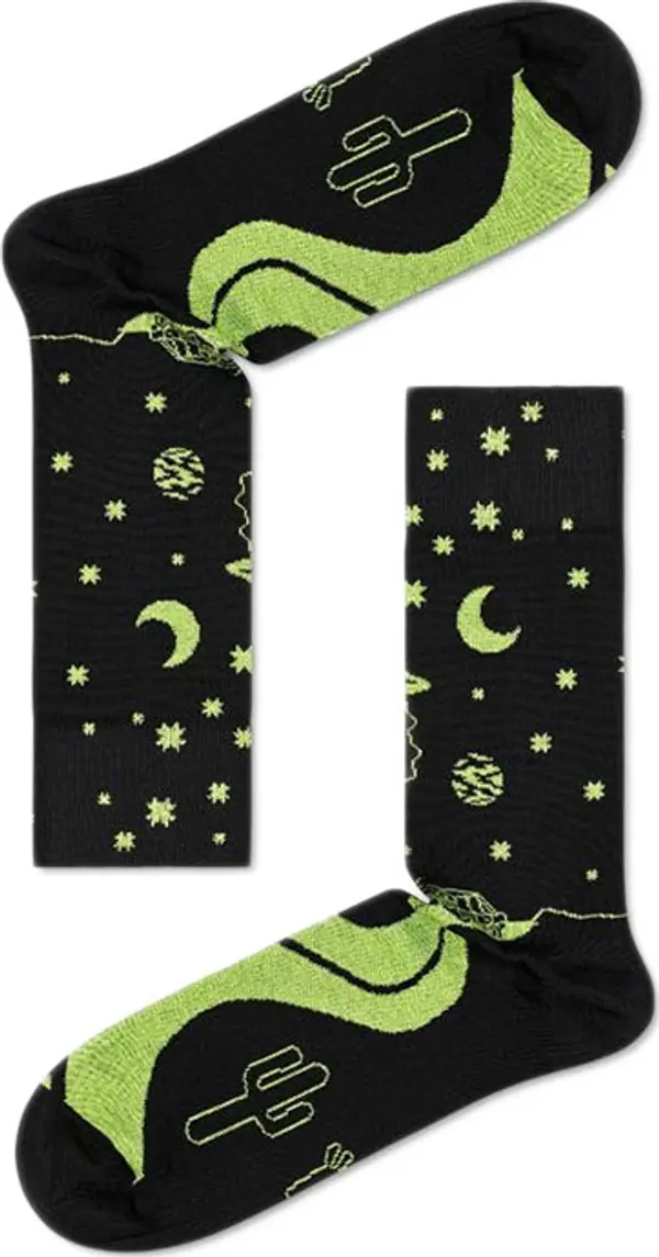 Happy Socks Happy Socks Dressed Cole Sock Unisex - Nogavice Happy Socks - Crna - DRCOL01-9000-7.5-11.5 - Size: 7.5-11.5