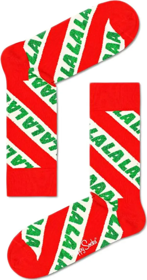Happy Socks Happy Socks Fa La La La Sock Muškarci - Nogavice Happy Socks - Crvena - FAL01-4300-4-7 - Size: 4-7